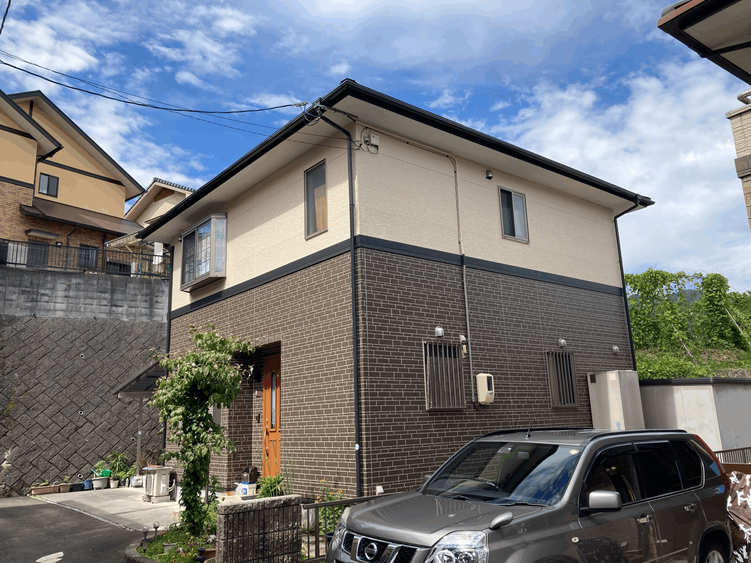 岩国市M様邸【外壁・屋根塗装】