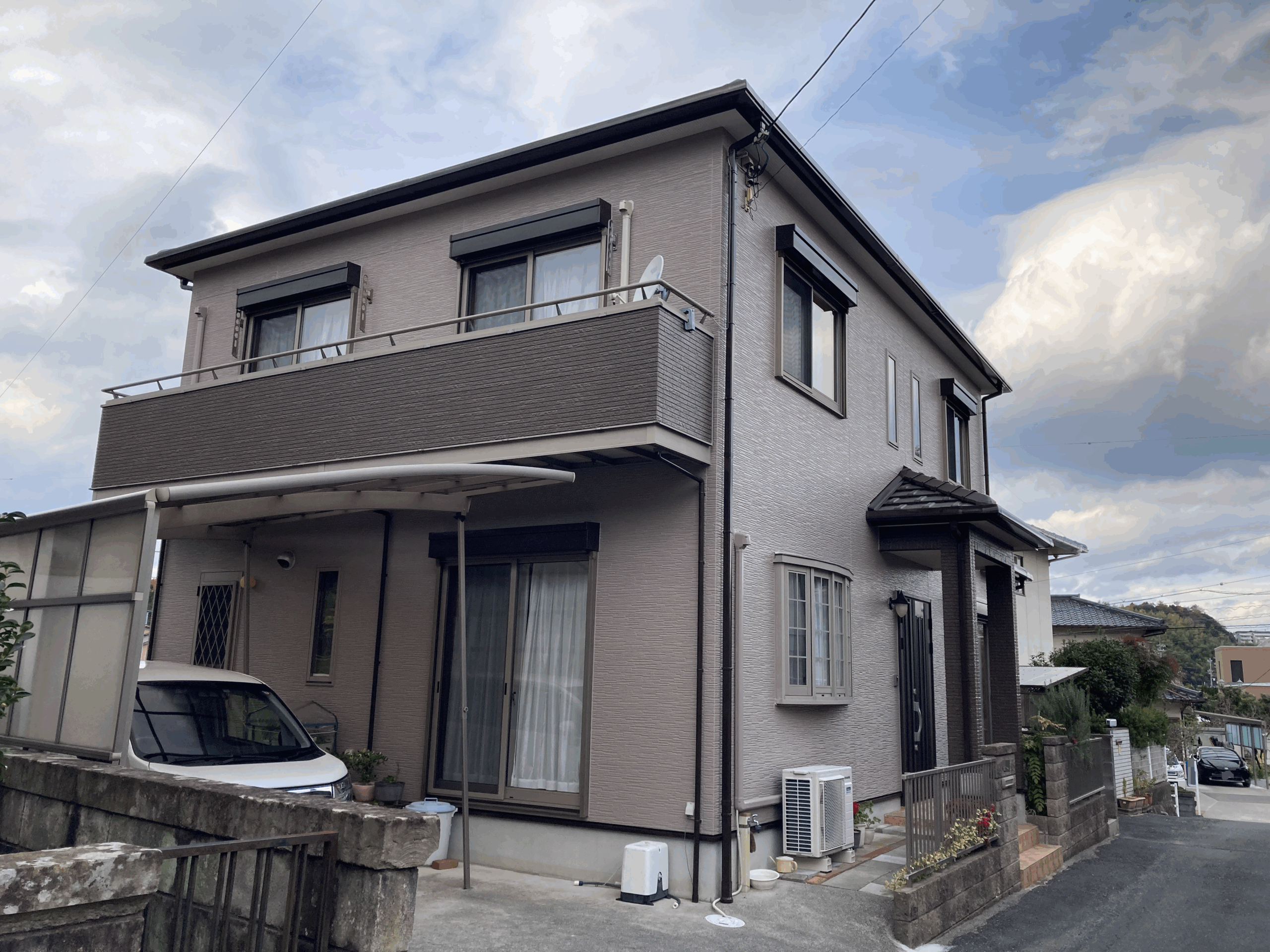 岩国市S様邸【外壁塗装】